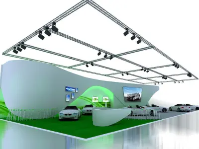 Exhibition - Area -40X15-3DMAX2009-010 3D model