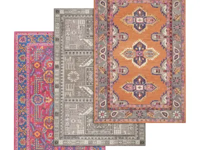 Rug Set 1509 3D model