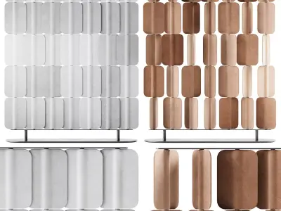 Patch PA 1215 Self Standing Acoustic Divider by True Design 3D model