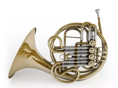 Majestic Classic French Horn 3D model