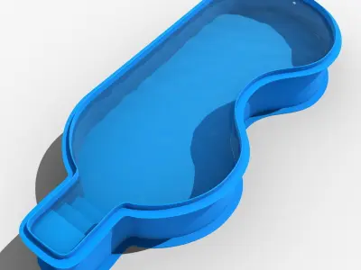 AType swimming pool 3D model