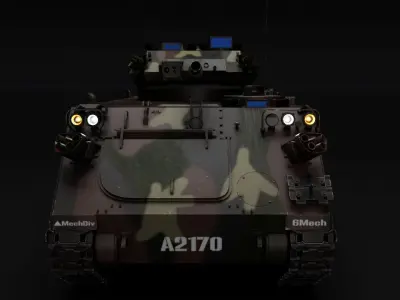 M113A2 Fire Support Vehicle 3D model