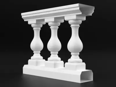 Baluster-Oxford 3D model