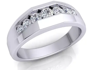 luxury Fancy Ring 55 3D print model