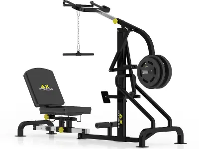 Lever Gym Machine 3D model