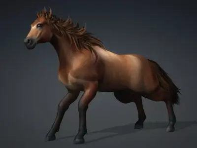 Horse-G1 3D model
