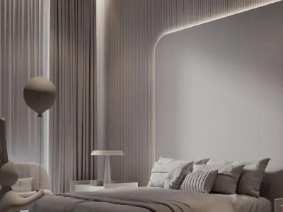  Kids Bedroom Design 3D model