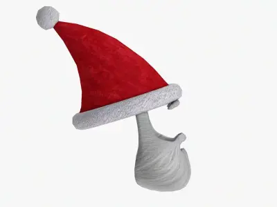 Santa Claus Decorations V3 Low-poly 3D model