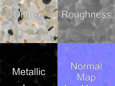 Clydesdale Horse with Feathered Fetlocks 3D Model Low-poly 3D model