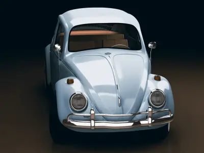 Volkswagen for animation and game 3D model