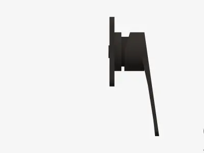 Wall Mixer Tap - Luxury - Mako Low-poly 3D model