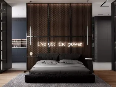 bedroom interior 3D model