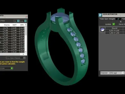 ring code 204 3D print model