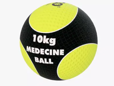 THREE  PANNEL MEDICINEBALL 3D print model