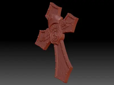 Cross 3D print model