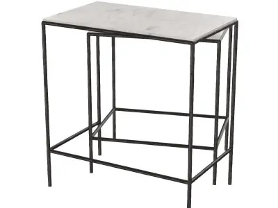 Dovetail Miro Nest of Tables 3D model