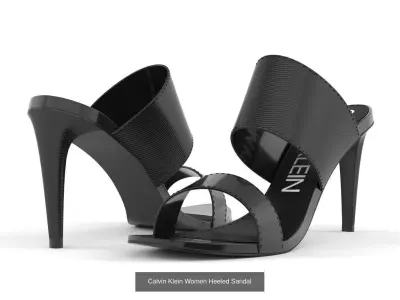 Slide Sandal Collection 3D Model Pack