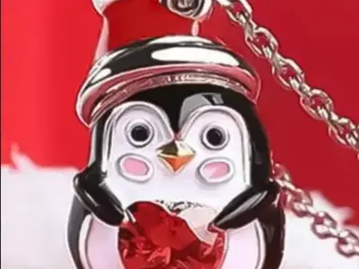 Penguin Heartstone 3D print model