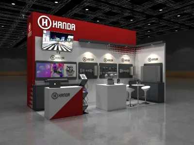3X6 TECHNOLOGY BOOTH 3D model