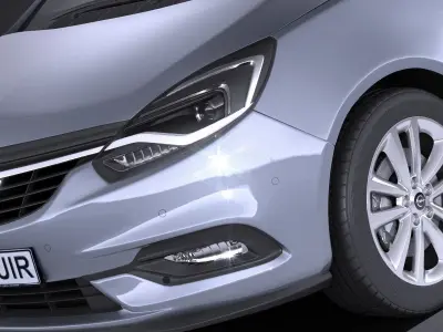 Opel Zafira 2017 3D model