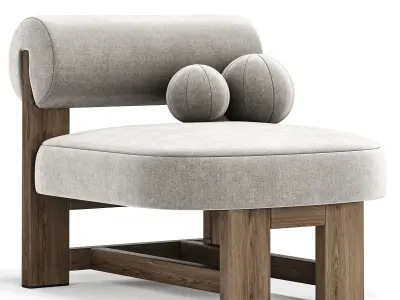 Malta Outdoor Chair By Highfashionhome 3D model