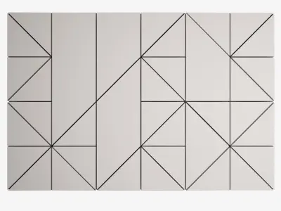 Wall Panel 10 3D model