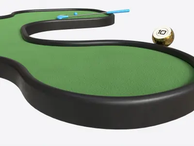 Miniature Golf Course 10 3D model