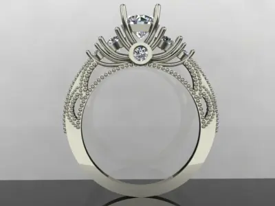 Diamond Ring 3D print model