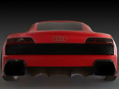 Audi R8 2019 3D model