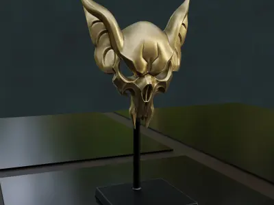 Home Decor Bat Skull Stand Marvel Rivals Adam Warlock 3D print model