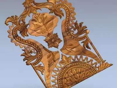 carving ornament 3D print model purchase