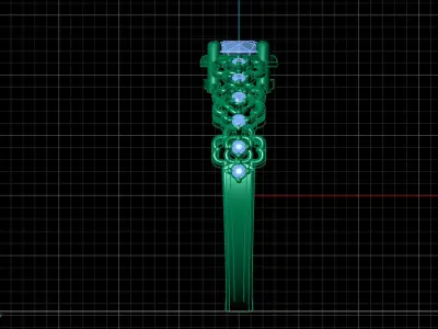 Rings for Women Womens Rings Stone Ring Ready STL 3DM Models  3D print model 5