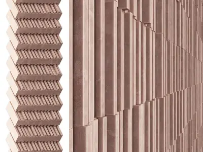 Panel rail thin n3 3D model