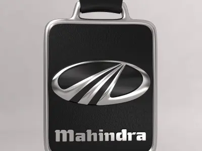 Mahindra car logo keychain 3d model  3D model