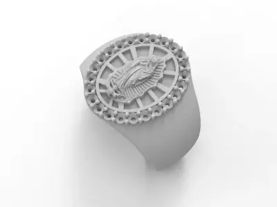 virgen guadalupe  3D print model