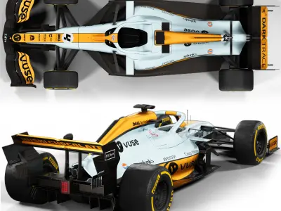 formula 1 mclaren car 3D model