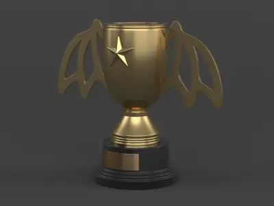 Trophy Cups 3D model 36