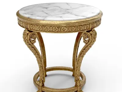 Roberto Giovannini Side Table 1425 Low-poly 3D model