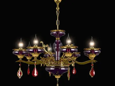 695082 Melagro Osgona Chandelier 3D model