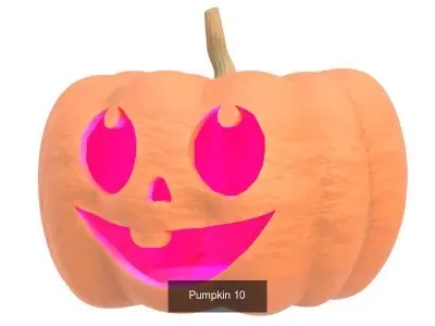 Pumpkin vol 01 3D Model Collection