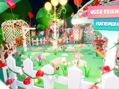 GrieverXVII - Roblox - Asset Pack - Valentines Pack Low-poly 3D model