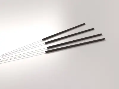 Sparkler Firework v2 3D model