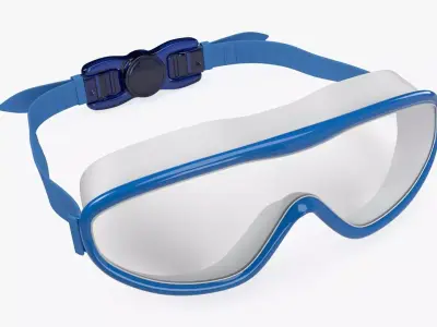 Goggles swimming 01 3D model