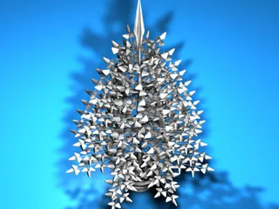 Christmas crystal tree 3D model