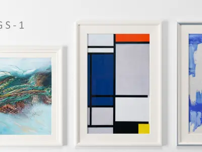 Painting frames 3 3D model