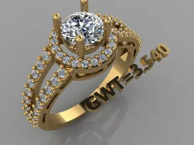 FASIONG RING 3D model