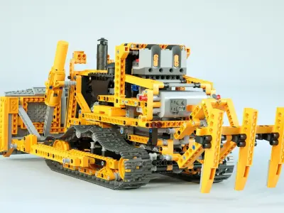 LEGO Motorized Bulldozer 3D model