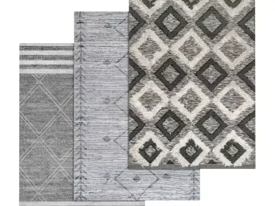 Rug Set 1328 3D model
