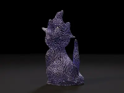 Cat in a hat 2 3D print model