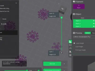 ChristmasStar SnowFlake Design 3D print model